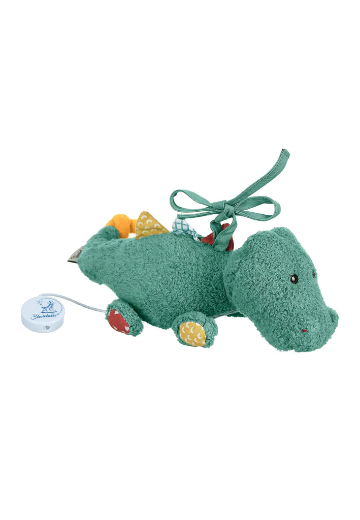 Flauschige Mini Spieluhr Krokodil Konrad von Sterntaler