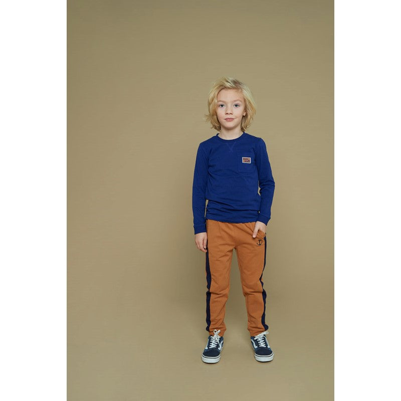 Hochwertige Hose aus Bio Baumwolle in Haselnuss 