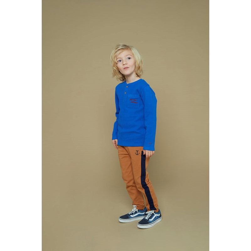 Hochwertige Hose aus Bio Baumwolle in Haselnuss 