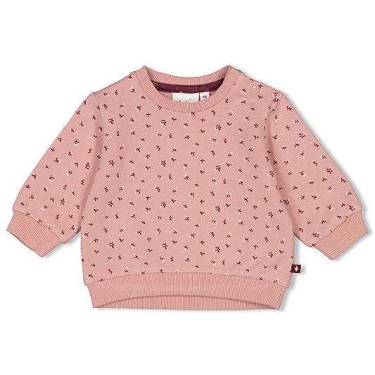 Feetje - Sweater "Blooming meadow" in rosa