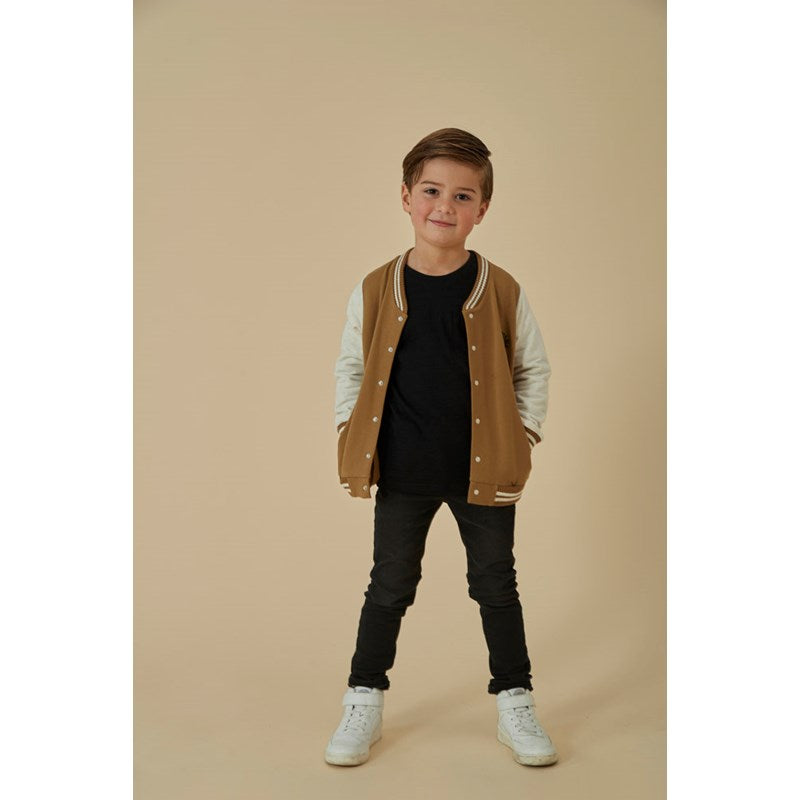 Coole Sweatjacke aus Bio-Baumwolle in Olive