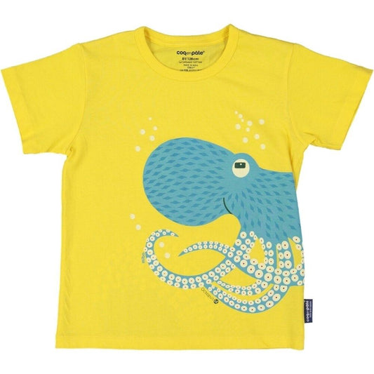 Coq en Pate Kurzarm-T-Shirt Oktopus