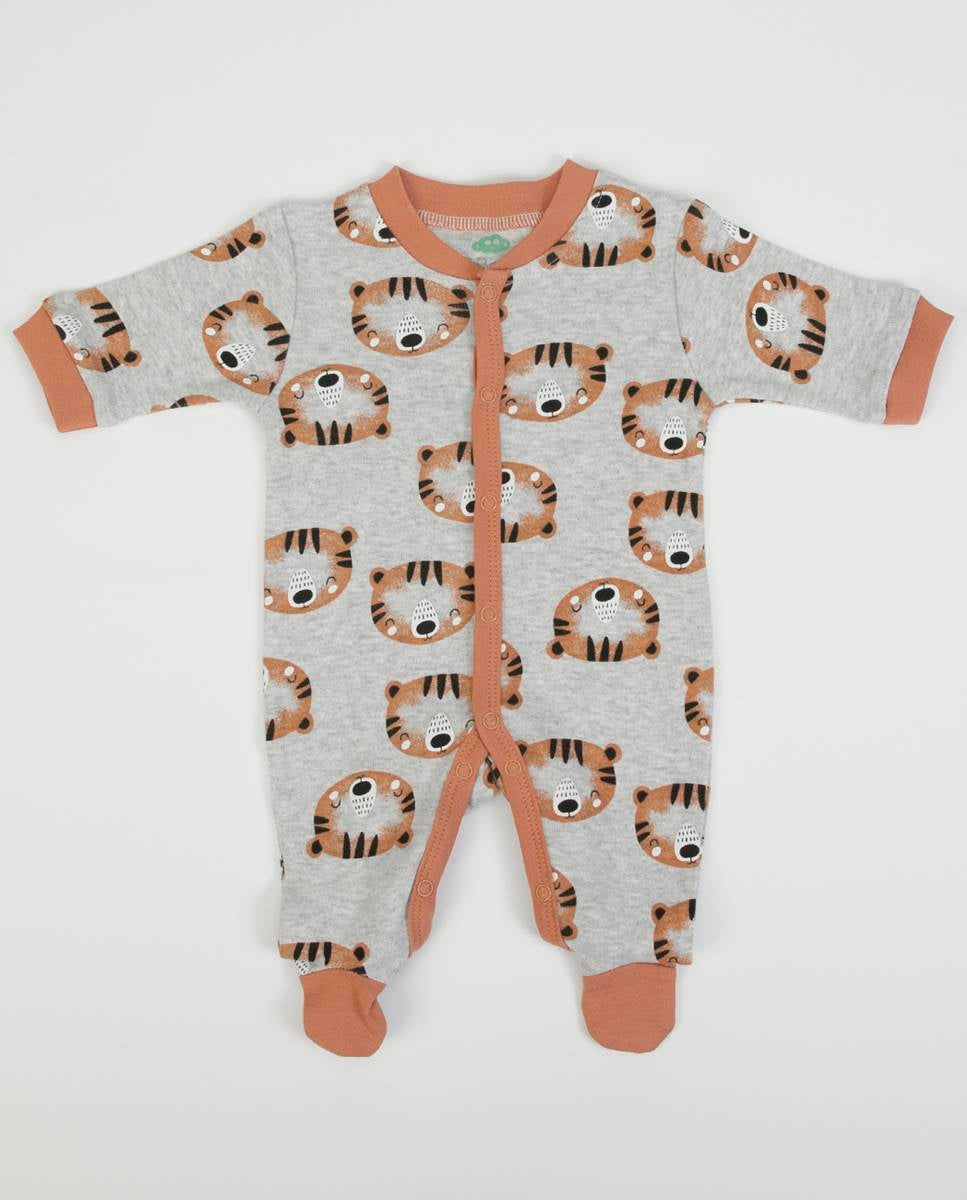 FS Baby - Set Schlafanzug, Body und Latz mit Tiger