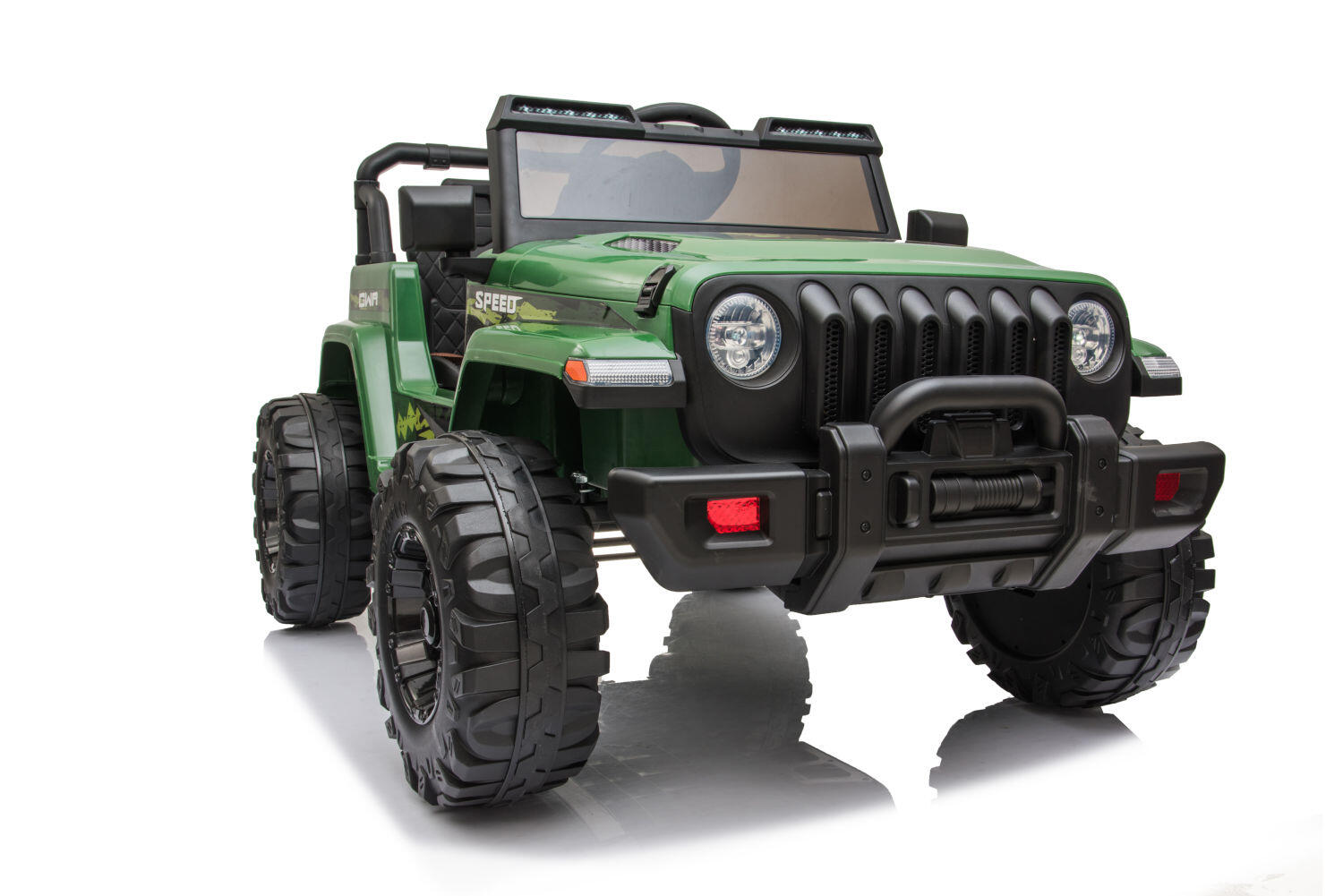 Cooles Offroad-Fahrzeug für Kinder mit Fernbedienung oder zum selbst steuern in Camouflage