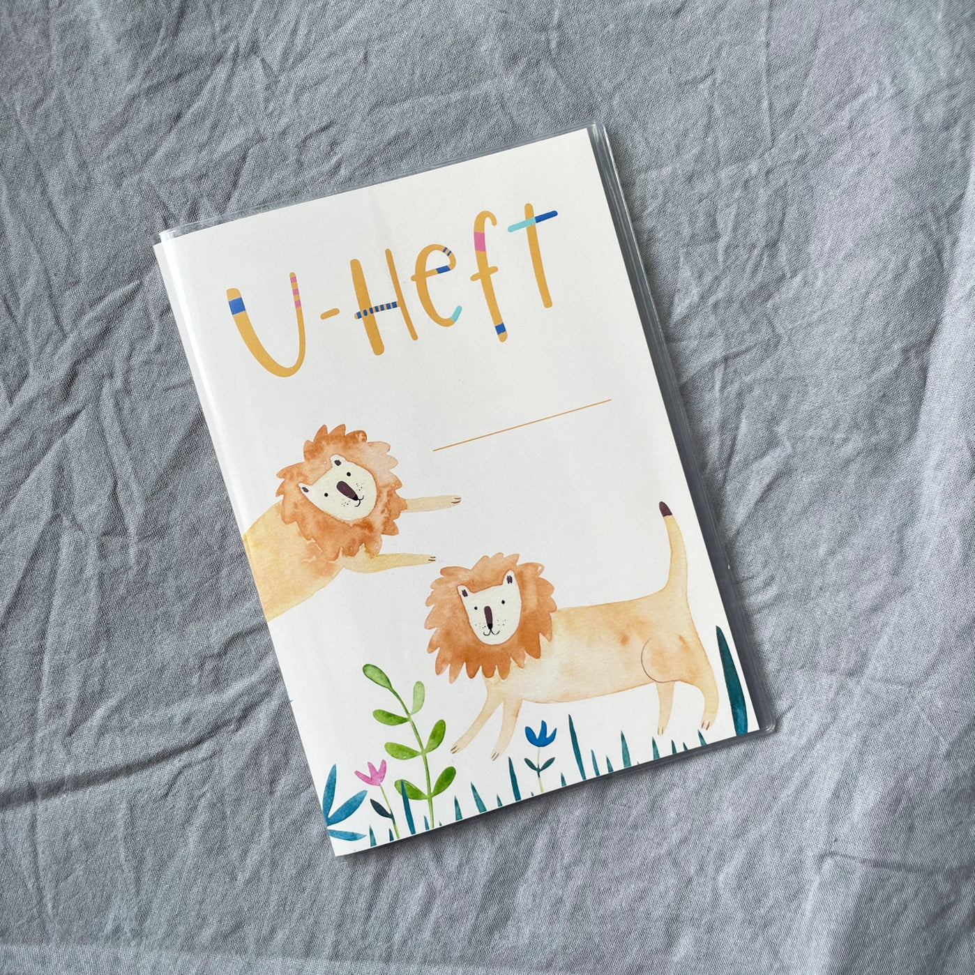 Hannahs Firlefanz - U-Heft Hülle mit Löwen-Design
