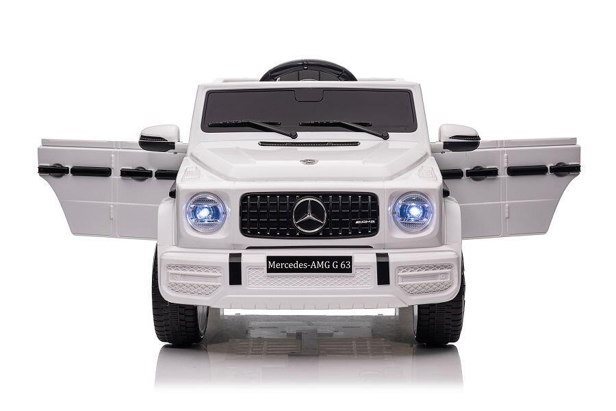 Der Mercedes AMG in weiß - wie das Original! Mit Fernsteuerung oder zum selber lenken ist dieses Kinder-Elektroauto perfekt für alle coolen kleinen Mercedes-Fahrer! 