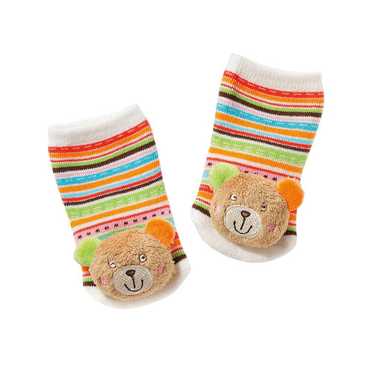 Die süßen rasselnden Socken regen die Babys zum Spielen und Greifen an und machen einfach richtig Spaß!