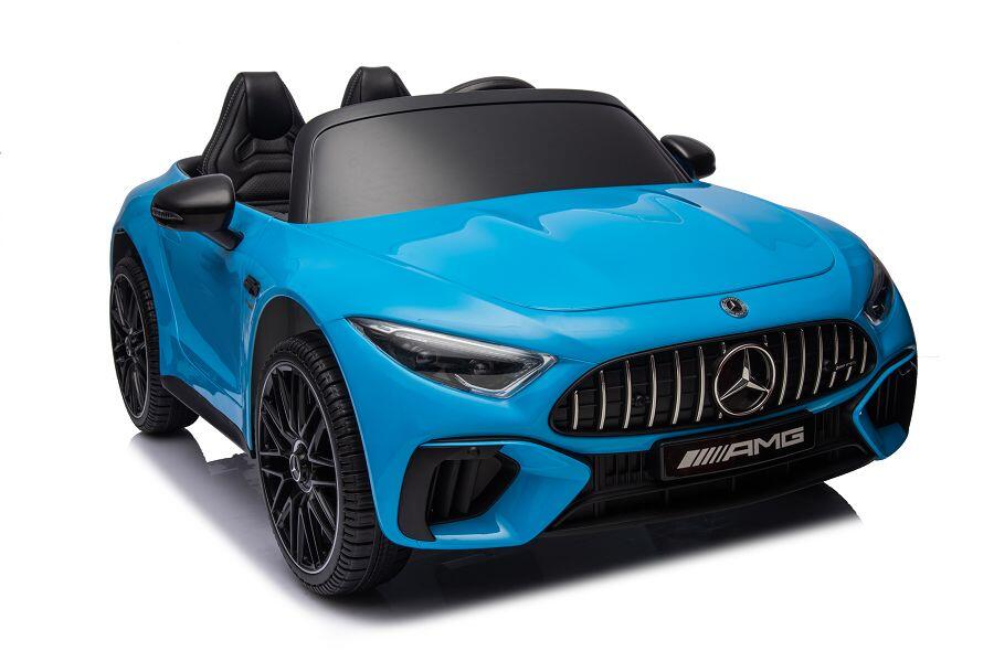 Schnittiger BMW AMG in blau mit Elektroantrieb für die kleinsten BMW-Fans 