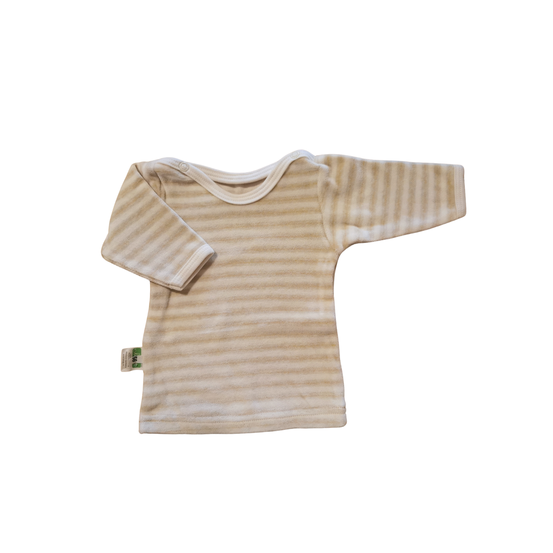 Süßes Langarm-Shirt aus Bio-Baumwolle in Naturtönen