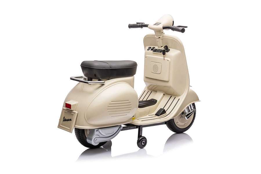 Sieht aus wie das Original: mit der schicken Vespa kann dein Kind cool durch die Stadt cruisen! 