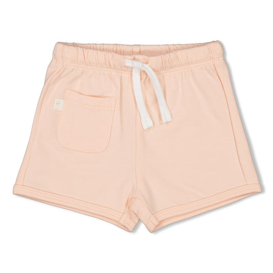 Niedliche Short für Mädchen in Aprikose mit verstellbarem Bund