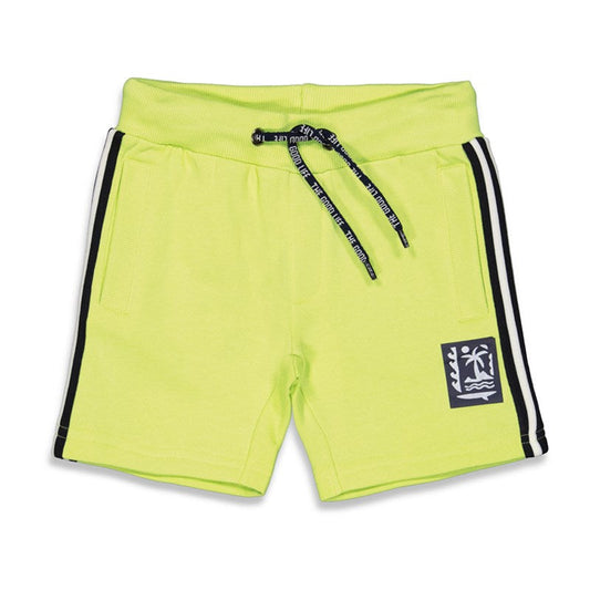 Sportliche gelbe Shorts für Jungen mit Kordelzug 