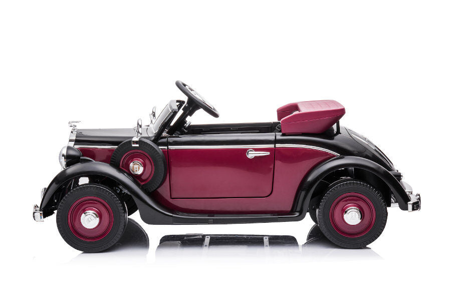 Edler Oldtimer in schwarz, der Audi Horch 930V mit Fernbedienung oder zum selbst steuern - für Kinder die mit Stil durch die Stadt fahren wollen