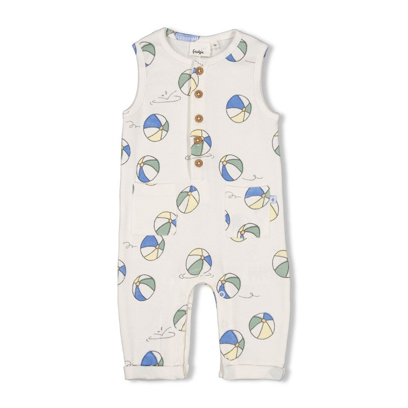 Niedliche Latzhose mit All Over Print Wasserbälle und vielen süßen Details 
