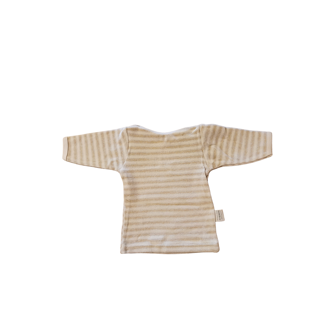 Süßes Langarm-Shirt aus Bio-Baumwolle in Naturtönen