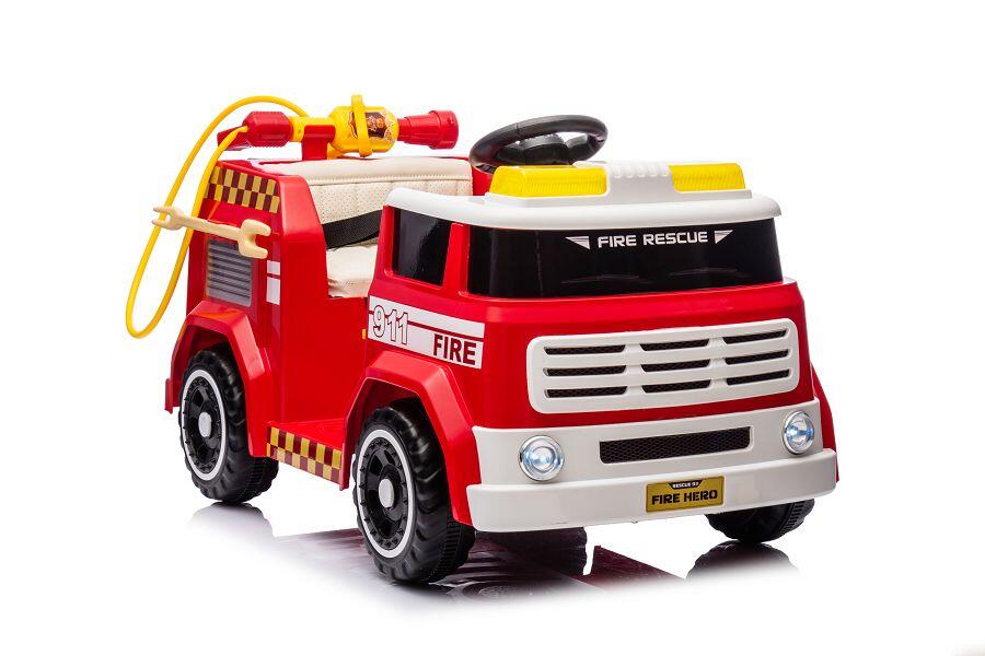 Schönes rotes Feuerwehrauto mit vielen tollen Extras für alle kleinen Feuerwehrmänner und Feuerwehrfrauen