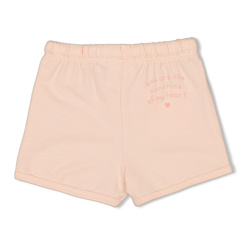 Niedliche Short für Mädchen in Aprikose mit verstellbarem Bund