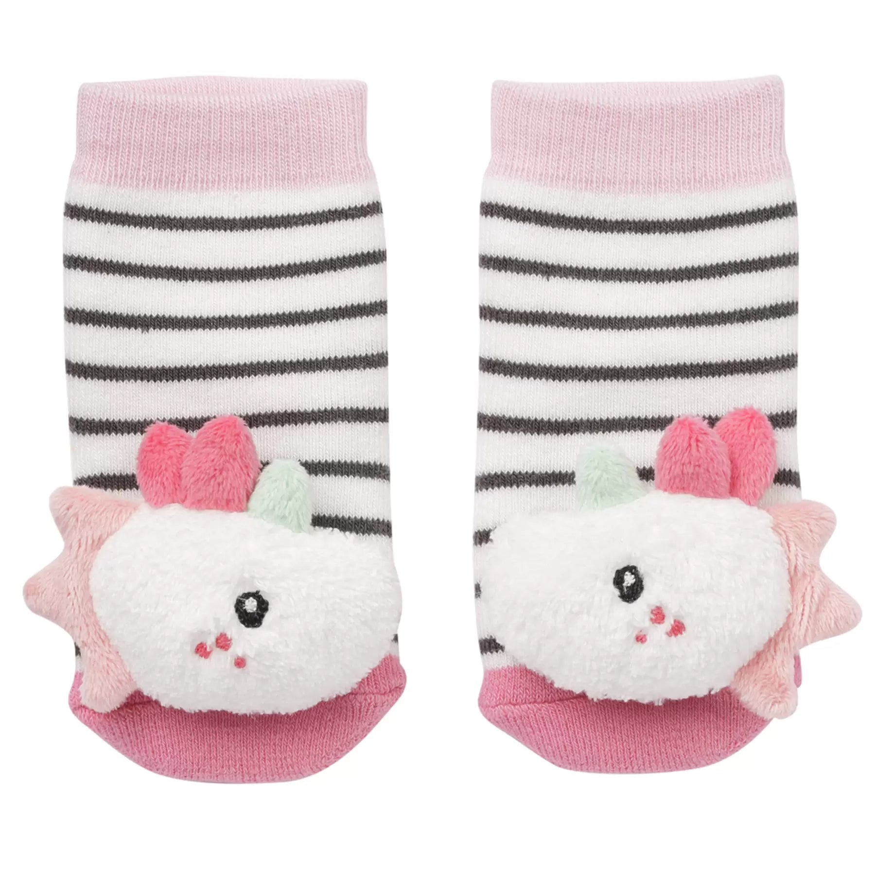 Die süßen rasselnden Socken regen die Babys zum Spielen und Greifen an und machen einfach richtig Spaß!