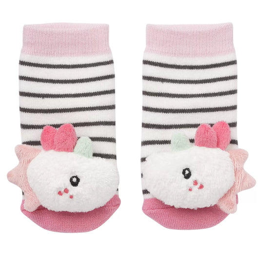 Die süßen rasselnden Socken regen die Babys zum Spielen und Greifen an und machen einfach richtig Spaß!
