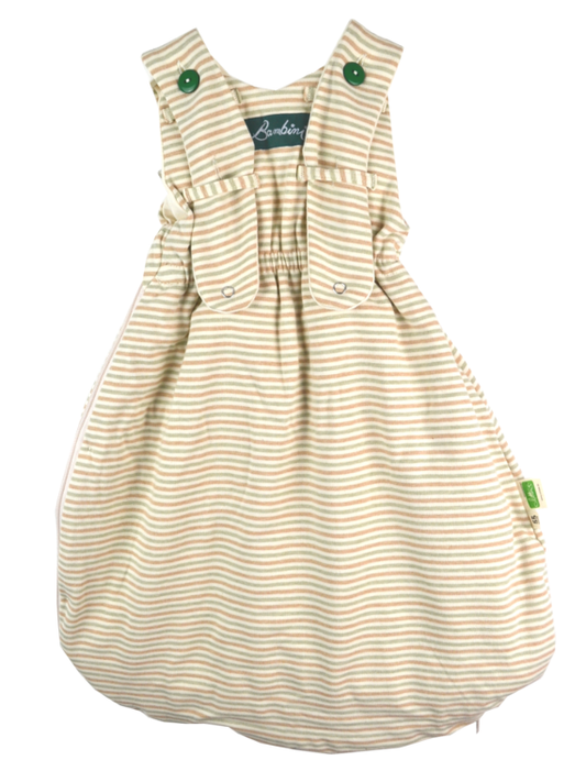 Lotties - Bambini Schlafsack Interlock Ringel natur