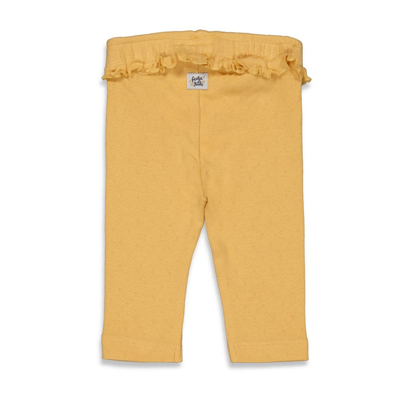 Feetje - Leggings in ockergelb mit Schleife