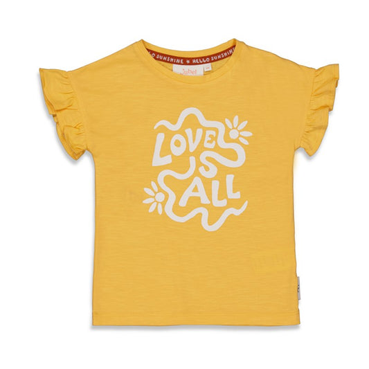Jubel -  T-Shirt "Have A Nice Daisy" gelb