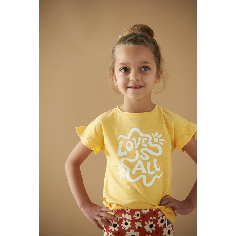 Jubel -  T-Shirt "Have A Nice Daisy" gelb