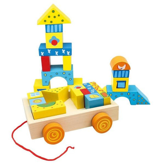 Bino Klötzchenwagen Carro