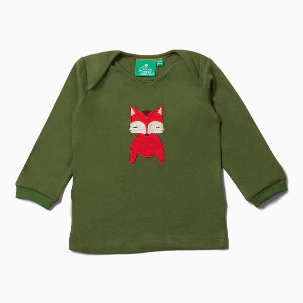 Little Green Radicals - Langarm-Shirt Night Time Foxes