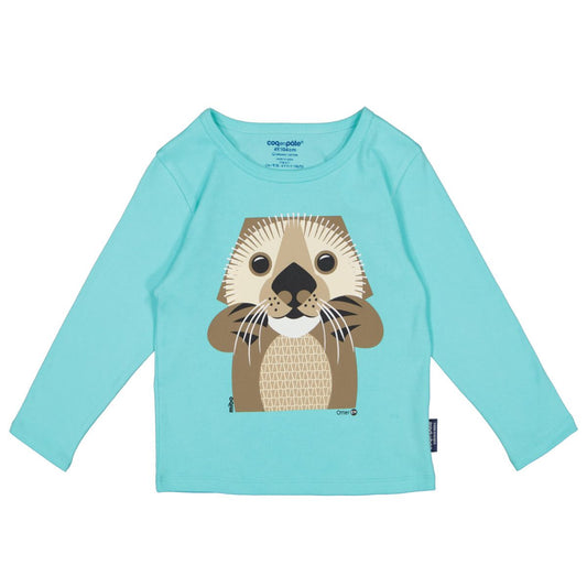 Coq en Pate Langarm-Shirt Otter