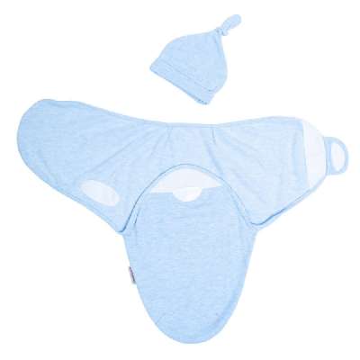 Hobea Pucksack + Mütze Größe S/ hellblau meliert