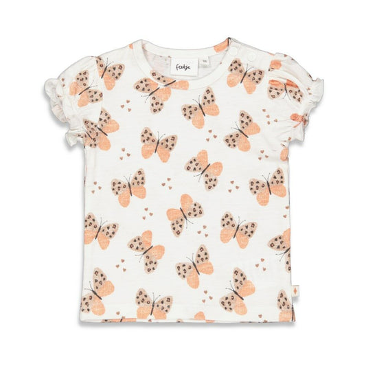 Feetje - T-Shirt Schmetterlinge mit Puffärmeln